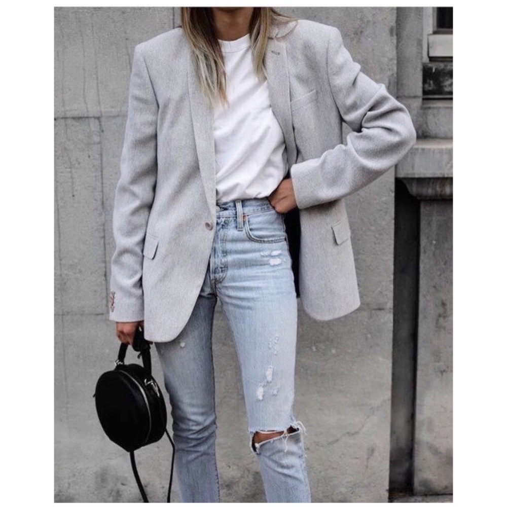 Pendleton grey blazer jacket